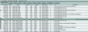 RadioCom 6 Frequenzliste